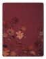 Preview: Biederlack Wohn- und Kuscheldecke 'Velvet Bloom' 150 x 200 cm Rot